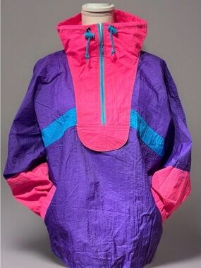 Red Pepper Action Wear Bright Pink Nylon Jacket - M